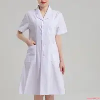 在飛比找蝦皮商城精選優惠-JTL品質優選-白大褂長款醫生護士服夏季短袖薄款醫生工作服女