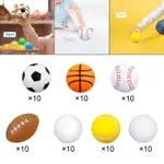 10PCS BOUNCY BALLS FOR KIDS PARTY FAVOR TOY FOAM SPORTS THEM