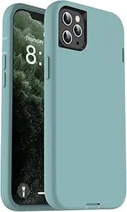 ORIbox for iPhone 11 Pro Case Green, [10 FT Military Grade Drop Protection], The Liquid Silicone Heavy Duty Shockproof Anti-Fall Case for iPhone 11 Pro,5.8 inch, Green