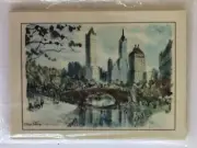 ESSO Tony the Tiger Note Card Print New York City Central Park View Esso NYC