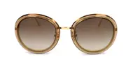 Longines LG0011-H 45G Women’s Sunglasses Brown Size 56