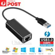 USB 3.0 to Gigabit RJ45 Ethernet LAN network Adapter 1000Mbps For Macbook PC