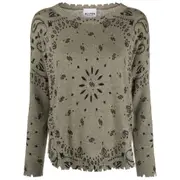 [Kujten] Kujten Crew-neck Cashmere Sweater III NUMERIC GREEN