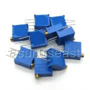 100 x 3296W 3296 Trimmer Potentiometer 10K Ohm Pot Variable Resistor 3296W - 103