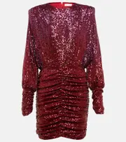 [Rebecca Vallance] Rebecca Vallance Nikita sequined minidress UK 14 purple