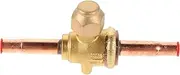 NULYLU Ball Valve Charging Ball Valve Supply Refrigeration Tool Air Conditioner Accessory Accessory Air Conditioner Supply Stainless Steel Golden