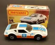 Matchbox Superfast No.14 RALLYE ROYALE W/ Original Box (NOS) Hong Kong Version