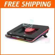 GT500 Turbo-Fan Cooling Pad with Sealed Foam & RGB Lighting - 65 dB Noise