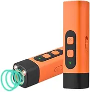 Barkshield Pro - Bark Shield,Mini Ultrasonic Dog Repeller, Dog Bark Deterrent Device, Anti Barking Device for Dogs Overnight, with Led Flashlight, Correct Your Dogs (Orange)