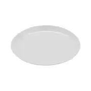 G.E.T. BF-950-AW Settlement American White Melamine 9.5" dia. Coupe Plate