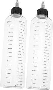 Ipetboom Hair Oil Dispenser Bottle Measurement Scale Pcs Shampoo Applicator Bottles Easy Squeeze for Precise Dye Application