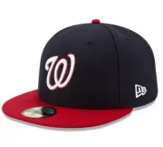New Era Washington Nationals 59Fifty Fitted Hat, Style# 70360962, Size 7 1/2