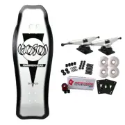 Hosoi Skateboard Complete Hammerhead Double Kick Sunburst White 10.25" x 31" Ol