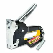 Staple Gun Stapler FREE 500 Staples Fastener Tool Kit Tacker Heavy Duty