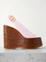 [Chloé] Chloé - Maxime Tpu Slingback Platform Sandals - Bright pink - IT41 IT 41 Pink