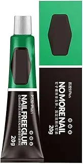 Wealthyn All-Purpose Glue,Nail Free Adhesive, Nail Free Strong Glue Adhesive Waterproof,Multifunctional Quick-Drying Glue,Universal Super Glue Gel for Bonding, Ceramic, Plastic, Wood, Glass, Metal