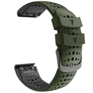 Garmin Watch lnstinct Approach S62 S60 錶帶 22mm 雙色 柔軟矽膠 運動 腕帶