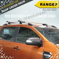 在飛比找Yahoo!奇摩拍賣優惠-FORD RANGER 車款鋁合金低風阻水滴型車頂行李架橫桿