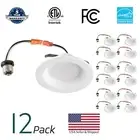 Shine LED 12 x 4" 10W LED Retrofit Recessed Downlight Dimmable 3000K-5000K