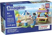 BRICTEK Imagine Juice Bar and Table Interlocking Building Brick Toy NEW