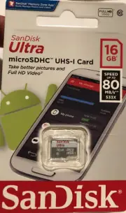 SanDisk 16GB 16G Ultra Micro SD HC Class 10 TF Flash SDHC Memory Card mobile
