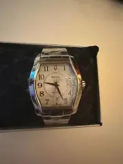 Bulova Men's 63B010 Accutron Stainless Steel Swiss Automatic Silver Dial Watch