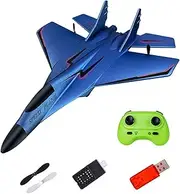 RC Plane – 2.4GHz Remote Airplane, Beginner Flying Toy | duall Channel RC Glider with Lights, Hand Throwing Jets Plane, Lightweight Aircraft Toy for Outdoor Fun, Kids Aviation Hobby Starter