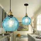 Kitchen Pendant Light Kitchen Chandelier Lighting Glass Lamp Blue Ceiling Lights