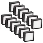 10 Max Replacement HEPA Filter (12 Pieces) Compatible with iRobot Roomba Comb...