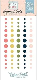 Echo Park Adhesive Enamel Dots 60/Pkg-Day In The Life DL260028