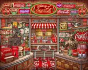 Springbok Coca Cola History 1000 Piece Jigsaw Puzzle