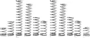 10pcs Stainless Steel Compression Springs Non-Corrosive Y Shape Extension Springs 0.5 * 4mm Diameter(0.5X4X35mm)
