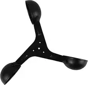 Kisangel Metal Wind Measurement Sensor Cup 3-Cup Anemometer Part for Accurate Wind Speeds Monitoring