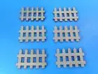 Unfinished Wood Picket Fences-Set of 6