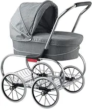 Classic Bassinet Doll Stroller by Valco Baby (Grey Marle)