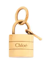 Chloe Alphabet Lock Bag Charm