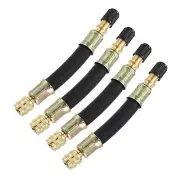 4pcs Tire Valve Extension Stem Adaptor Tool Flexible Dual Valve Stem Extender...
