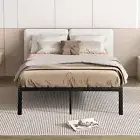 40cm Queen Bed Frame Metal Bed Base,Industrial Bed Frame,Steel Slat Mattress Sup
