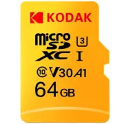 Kodak Micro SD Card Memory Card Class 10 64GB U3 4K High Speed Cartao De Memoria