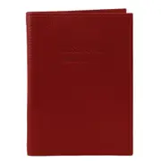 Pierre Cardin Leather Passport RFID Wallet Holder/Cover - Red