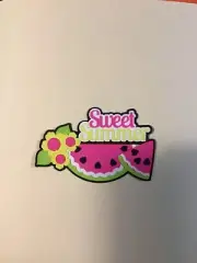Sweet Summer Scrapbook Title Handmade Paper Pierced