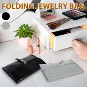 Jewelry Organizer Roll Foldable Jewelry Roll Up Bag Portable Jewelry Travel Case