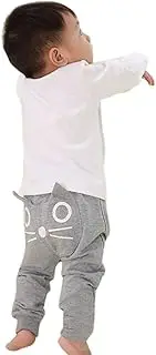 [Generic] Teal and Tracksuit Cute Cartoon Pants Children Kids Boys Cat Harem Girls Trousers Pants Baby Boys Outfits&Set Baby Costume 3-6 Months