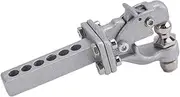 Aswalling Metal Hitch Trailer Hook For 1:10 Scx10 90046 90047 Trx4 Rc Crawler Car(Silver)