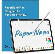 MOBDIK 2 Pack Paperfeel Screen Protector Compatible with iPad A16 11th / 10th Generation (2025/2022) & iPad Air 11 M3 2025 / M2 2024, Crafted for Natural Writing, Less Reflection, Easy Installation