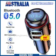 Bluetooth 5.0 Wireless Radio Car FM Transmitter PD Dual-USB Charger MP3 Player