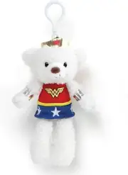 DC Universe - Wonder Woman as Fuzzy Bear Backpack Clip Plush by Gund
