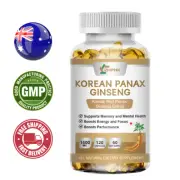 KOREAN RED PANAX GINSENG EXTRACT Boost Energy & Focus,Stamina,Libido,Perfomance