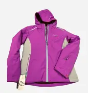 Dare2B Inflect Ski Jacket NWT Size 10 M/L Womens Winter Waterproof Coat Violet