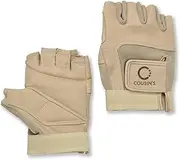 [Cousin's Concert Attire] Color Guard Gloves for Color Guard Flag and Pole, Durable Fingerless Colorguard Gloves